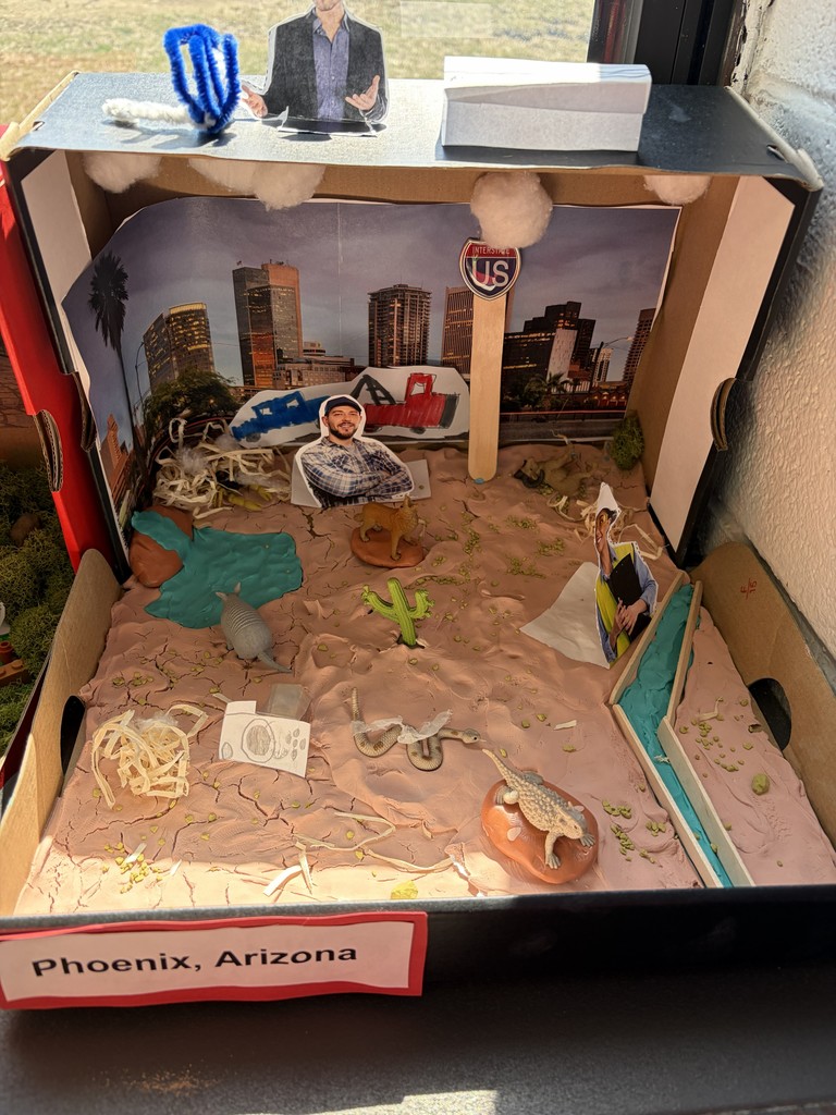 student southwest dioramas
