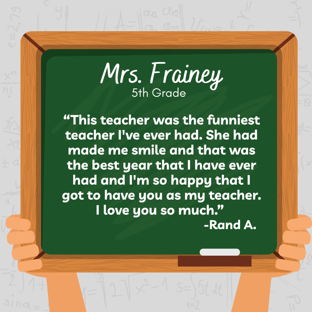 teacher shoutout