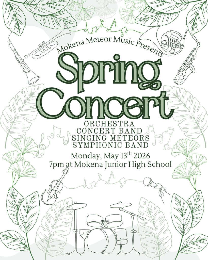 spring concert flyer
