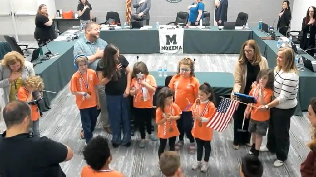young athletes at board meeting