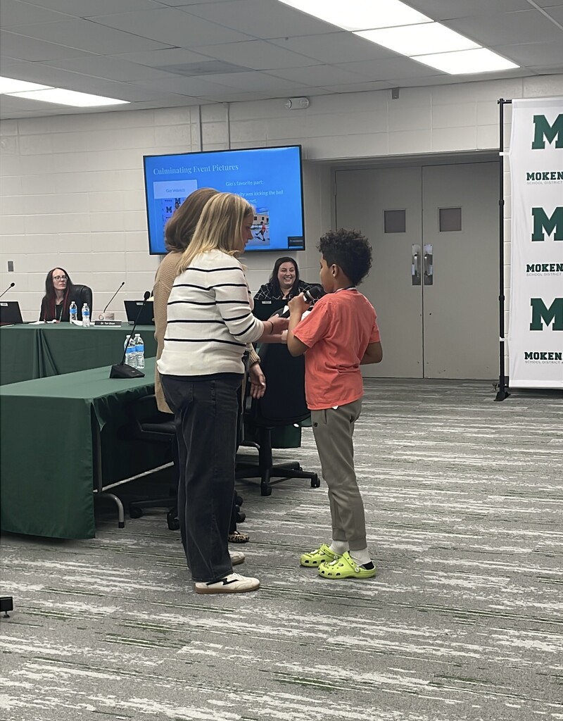 young athletes at board meeting
