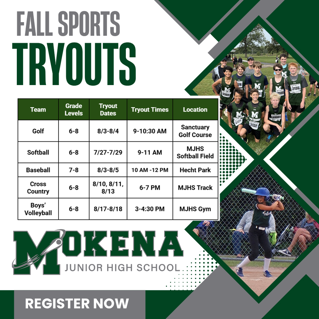 fall tryout information