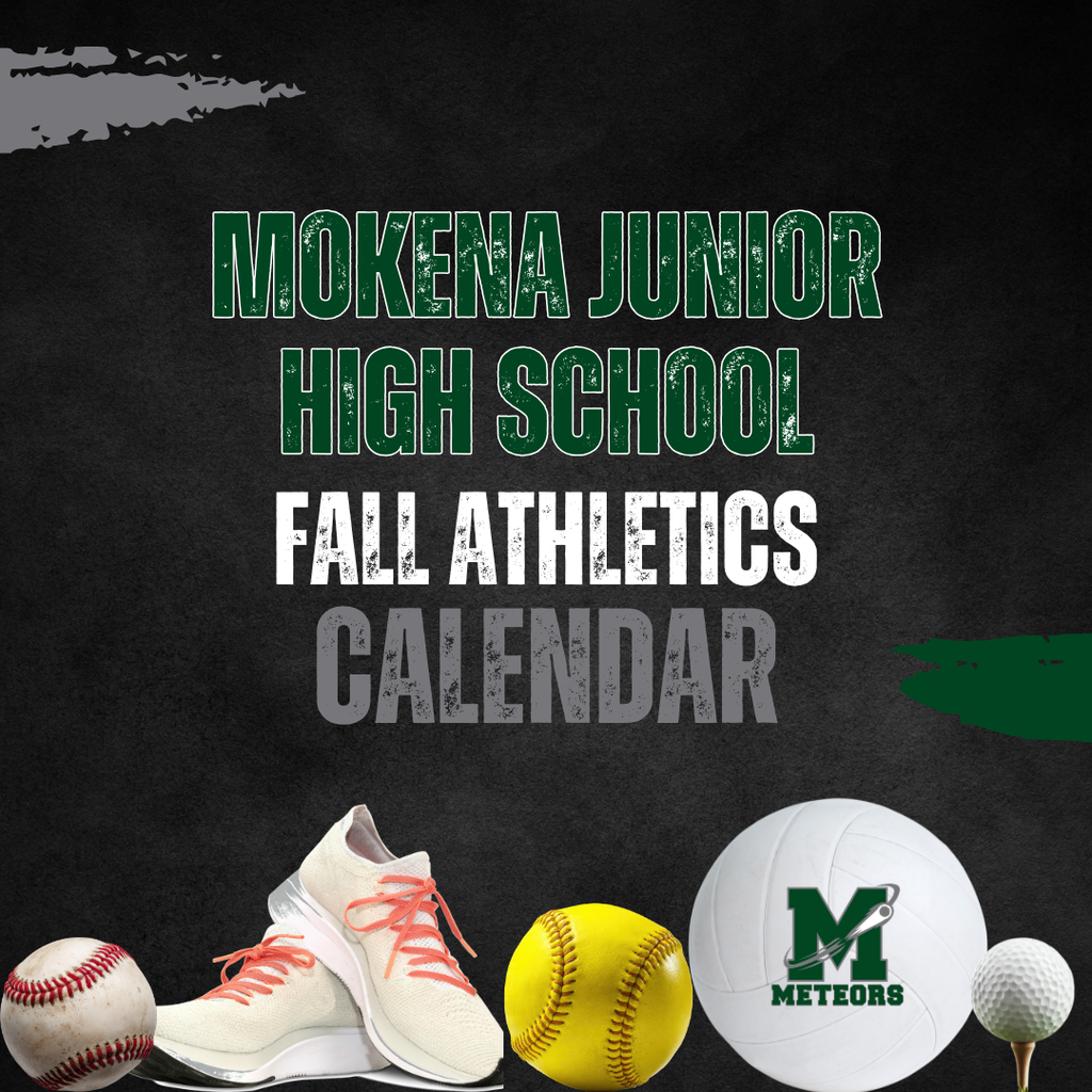 fall athletics calendar graphic 