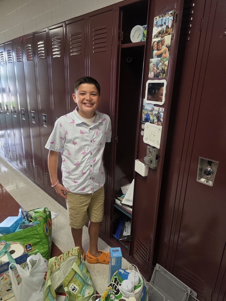 back to school fair students in hallways and gym