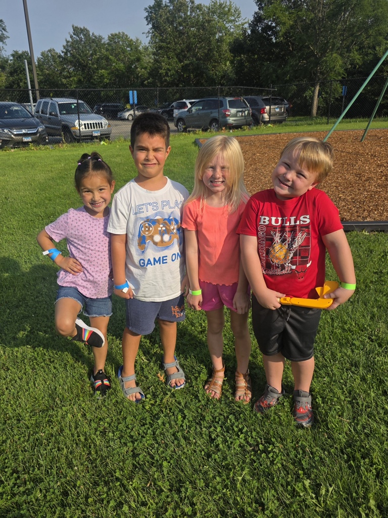 kindergarten students at playdate