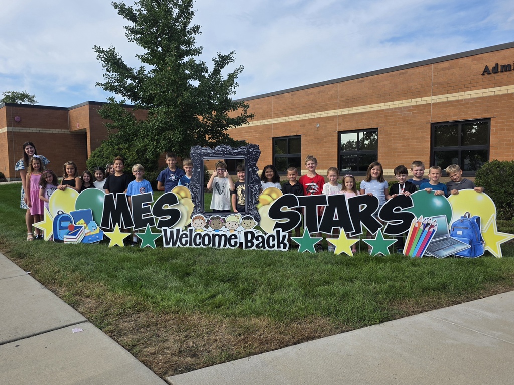 students on the first day of school