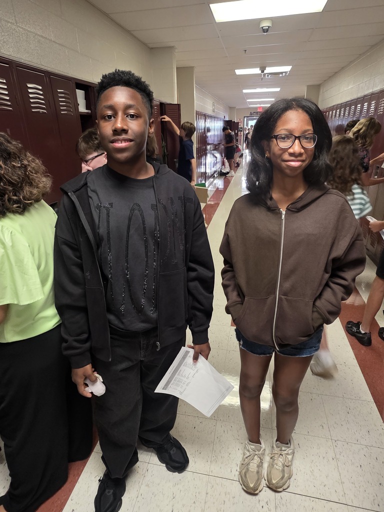 students on the first day of school