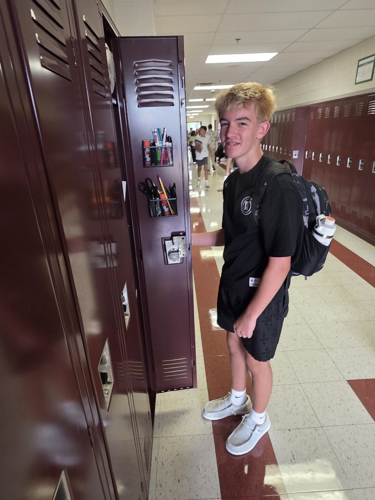 students on the first day of school