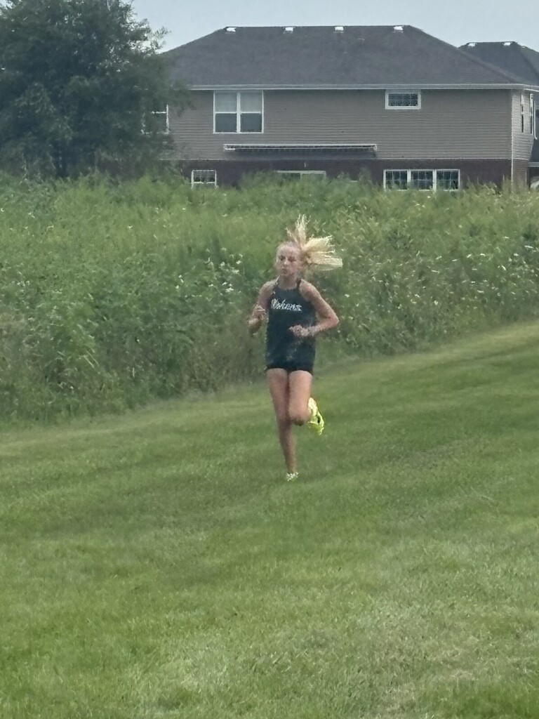 cross country runners in their first meet