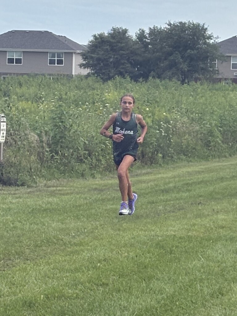 cross country runners in their first meet