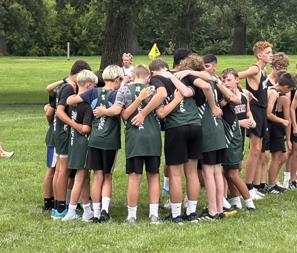 cross country runners in their first meet