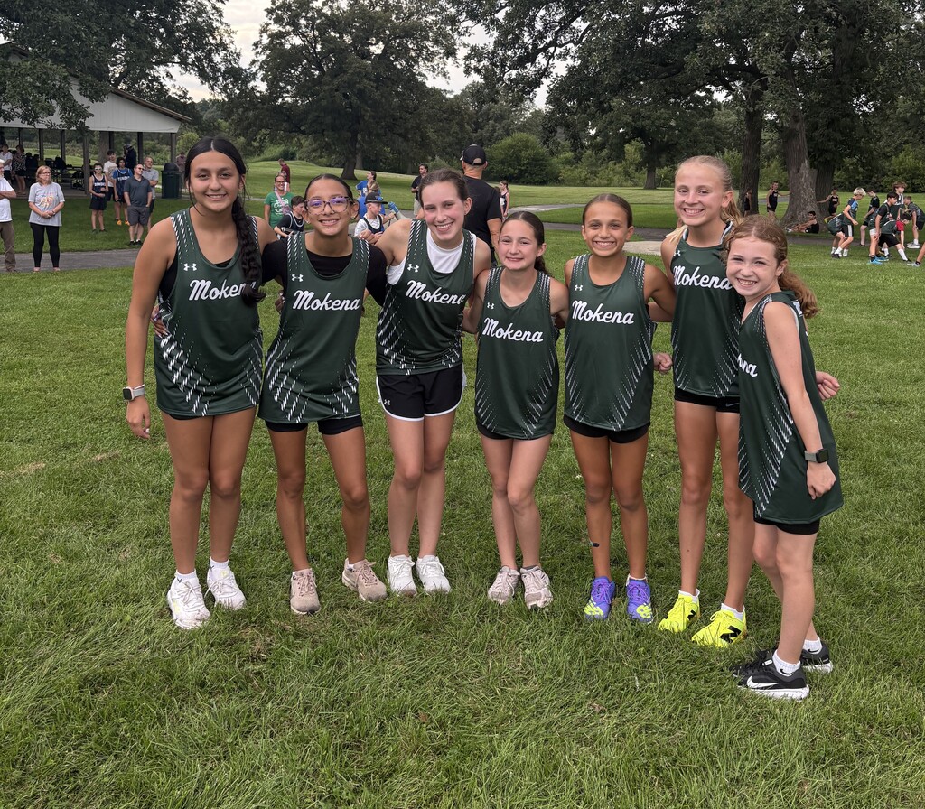 cross country runners in their first meet