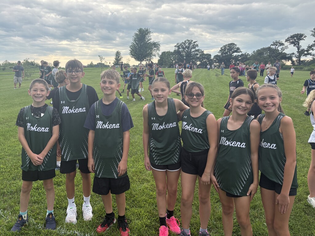 cross country runners in their first meet