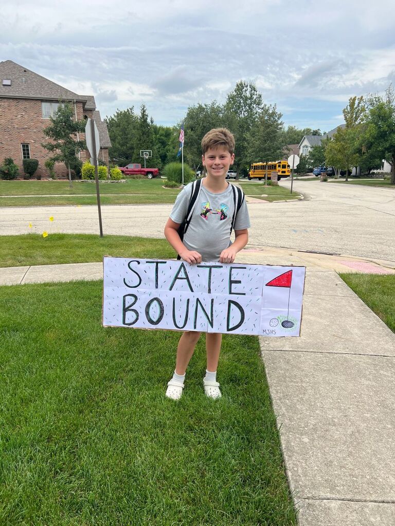golfers at sectionals