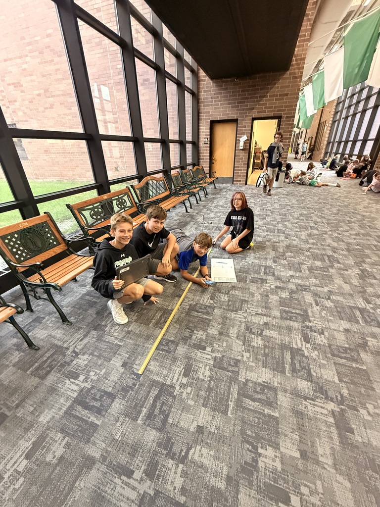 students calculating speed