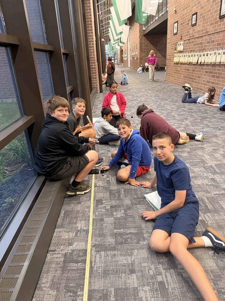 students calculating speed