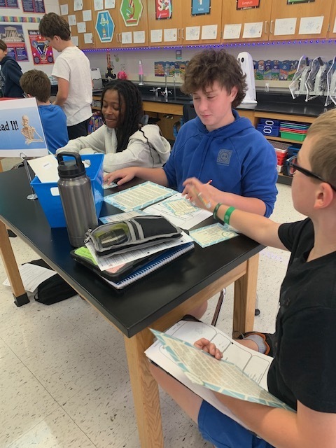 students in stations