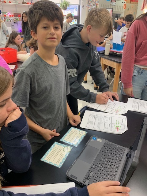 students in stations