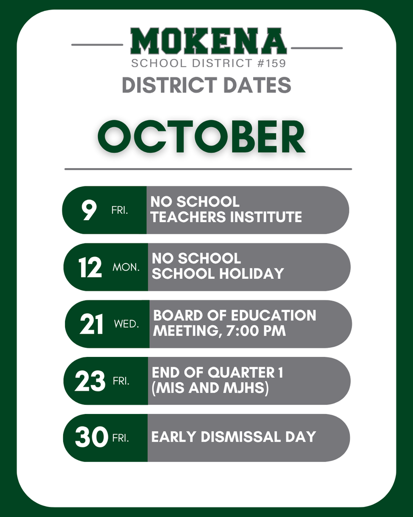 october dates