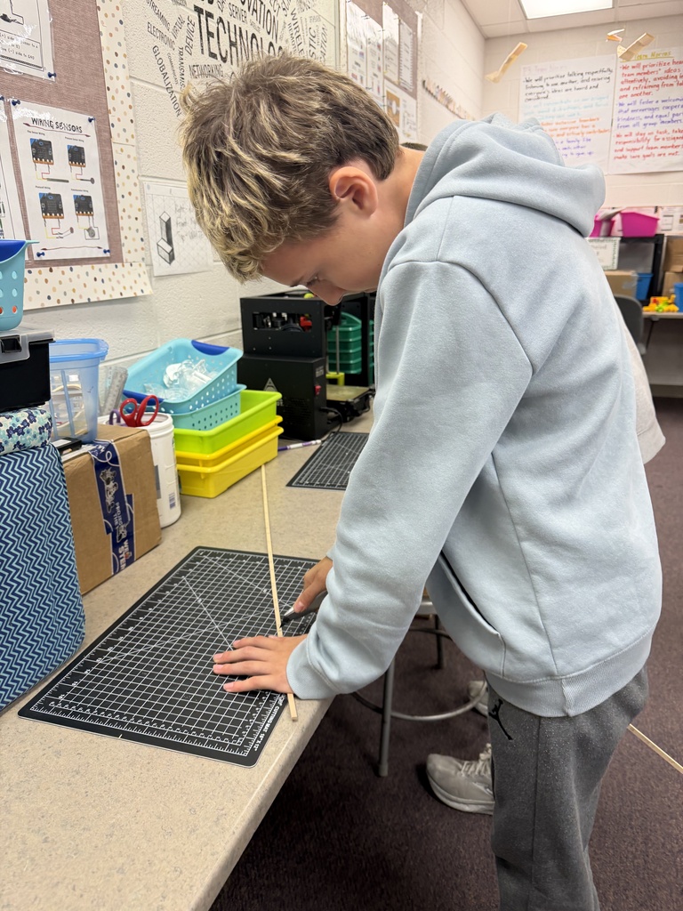 students building and designing a model house