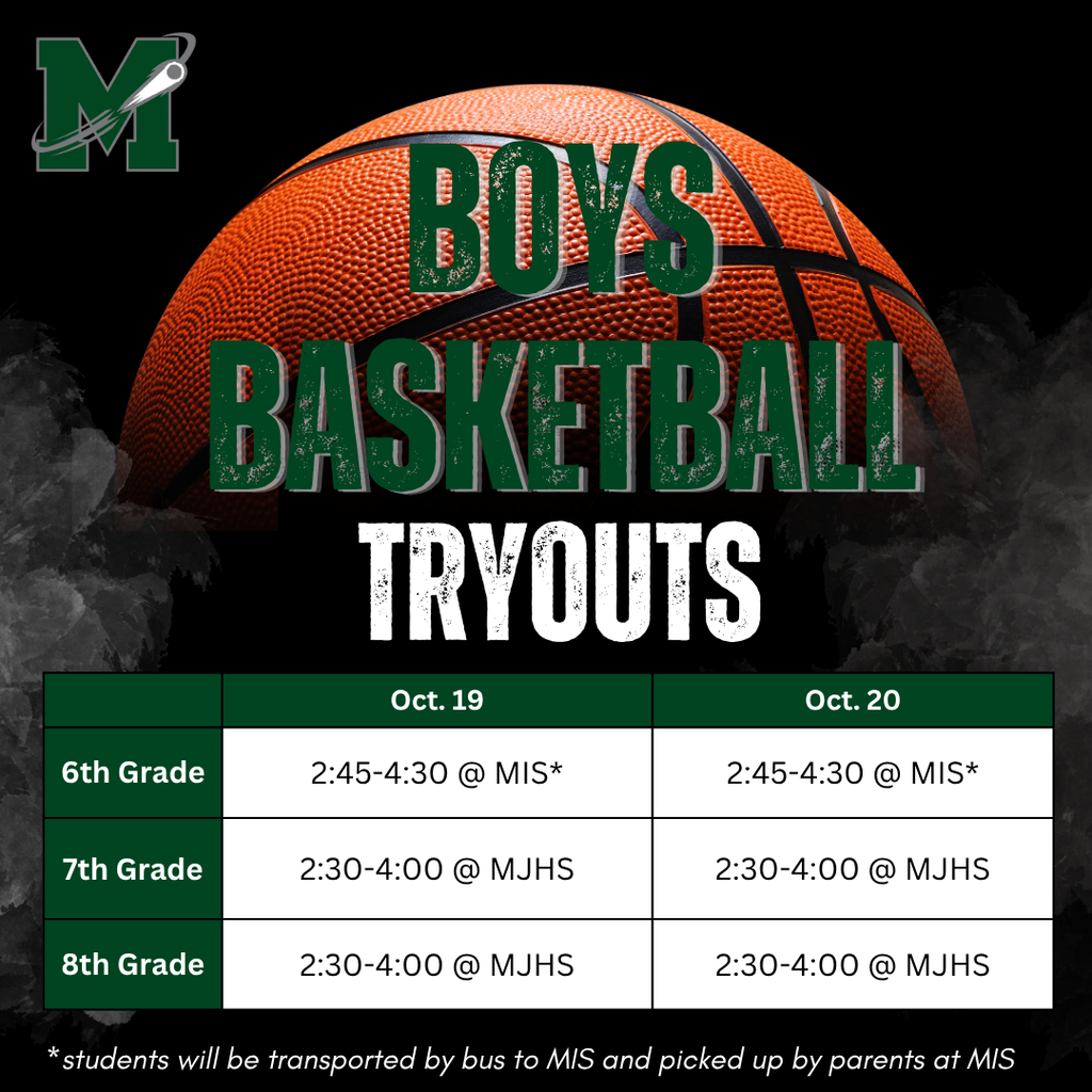 boys basketball tryout information
