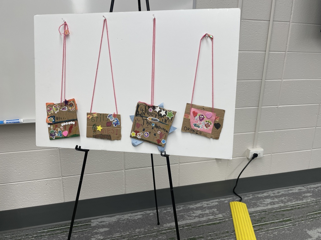 first grade students sharing their magnificient things