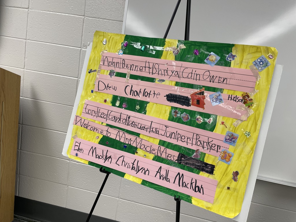 first grade students sharing their magnificient things