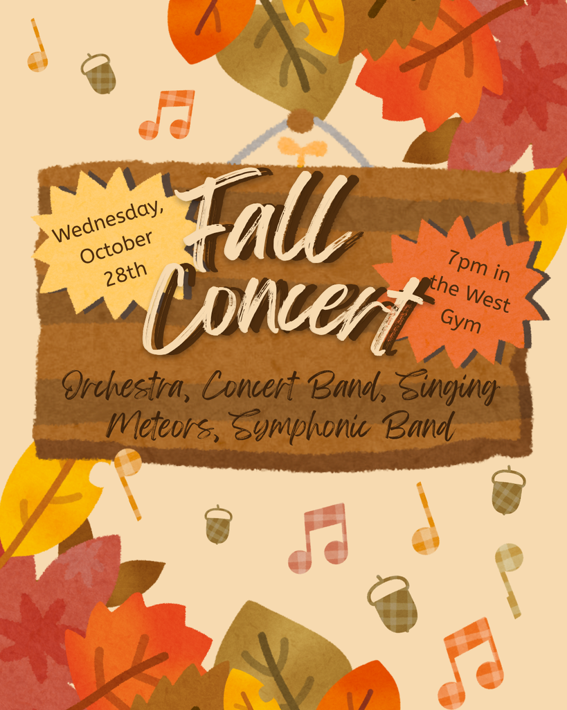 fall concert information