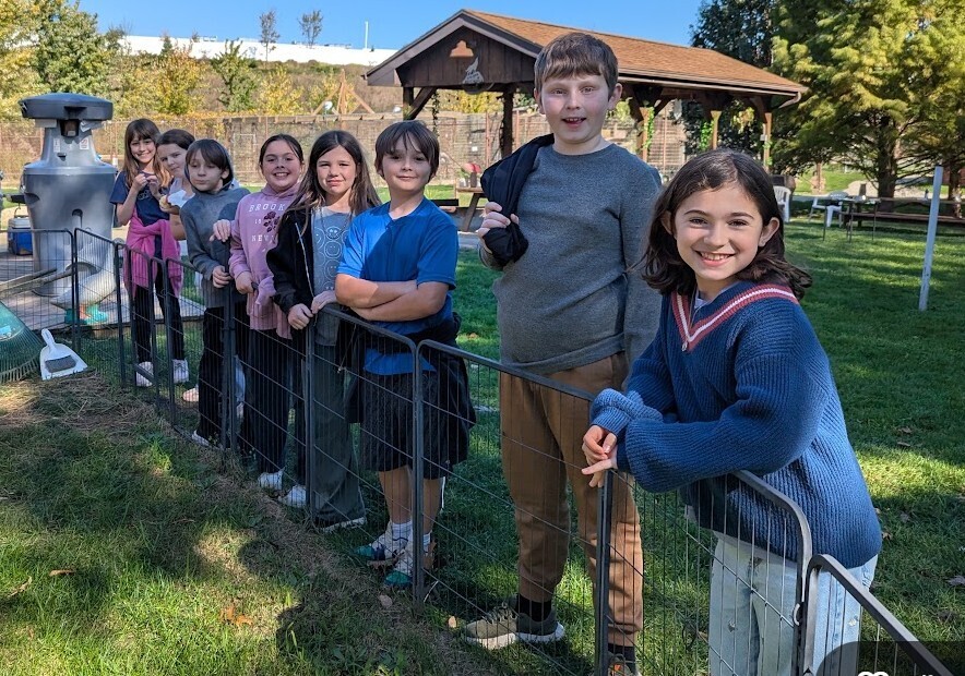 students on the field trip