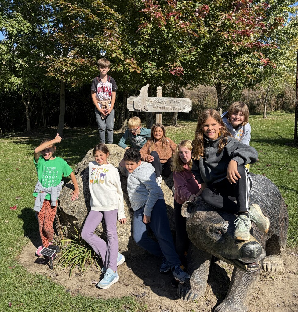 students on the field trip