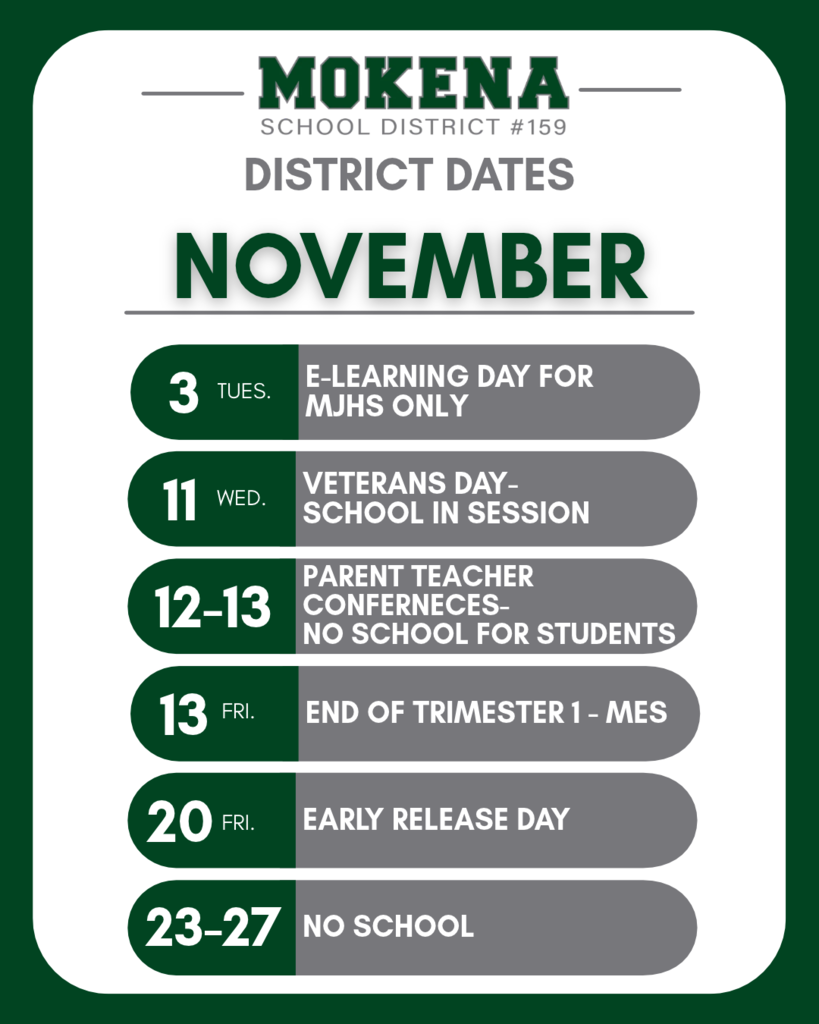 district dates to remember