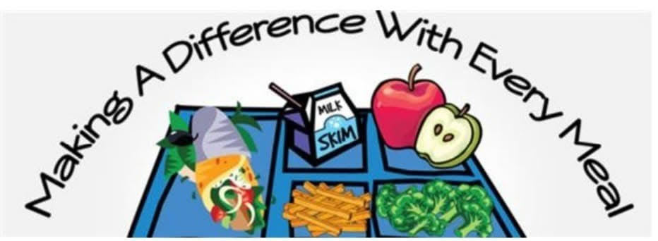 Lunch Tray with text "Making a difference with every meal"