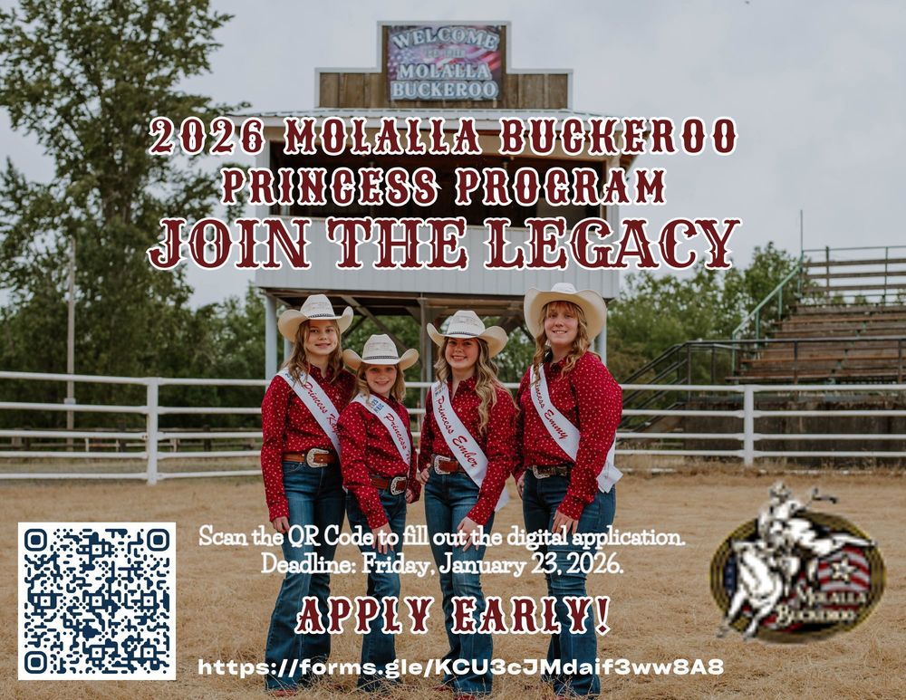 2026 Molalla Buckeroo Princess Program