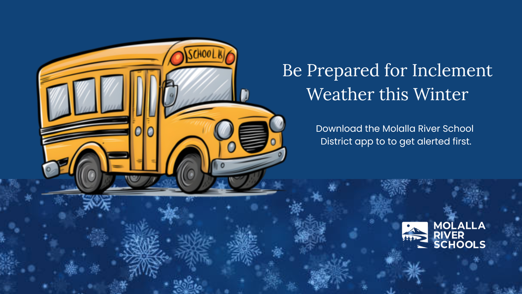 Inclement Weather Graphic. Be prepared for inclement weather this winter. Visit our inclement weather bus route page for more information