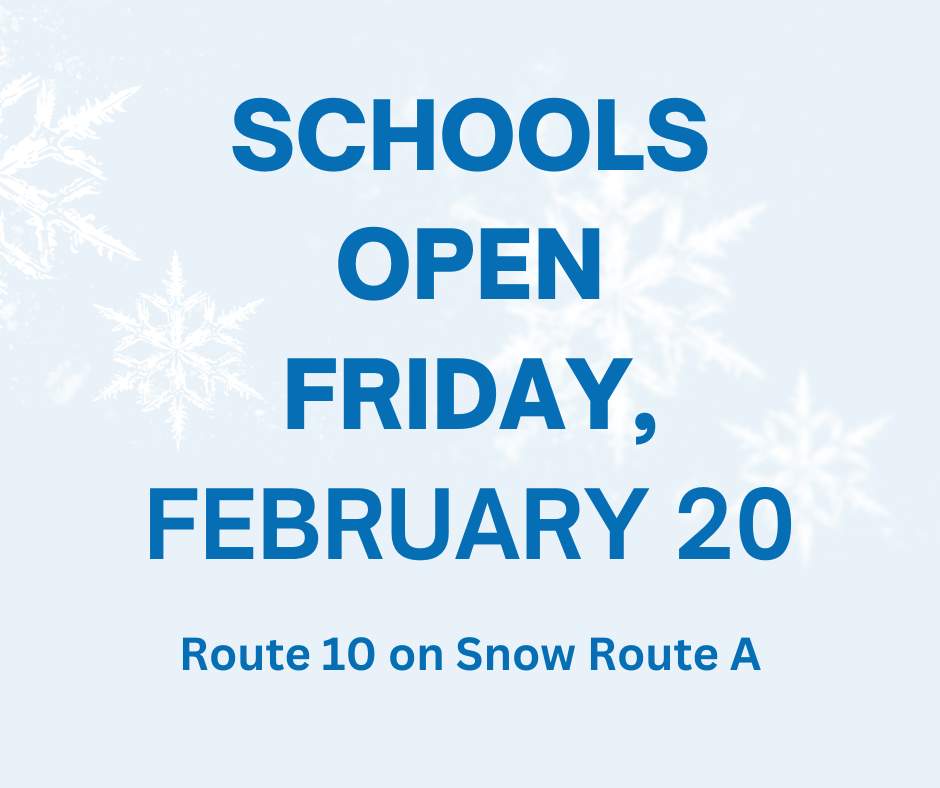 Friday, January 20 - Snow Route 10A