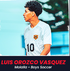 Congratulations to Luis Orozco Vasquez from our Varsity Boys Soccer team fro being names OSAA's Athlete of the week.