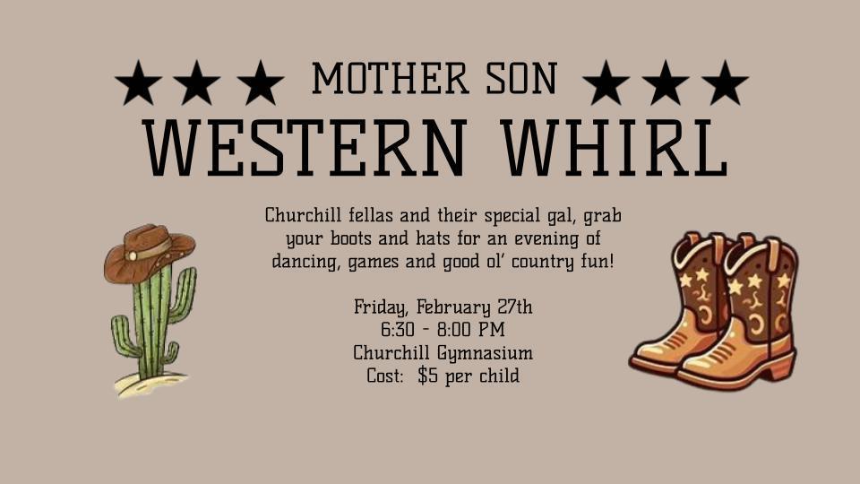 Mother Son Western Whirl