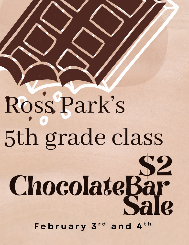 5th Grade Chocolate Bar Sale