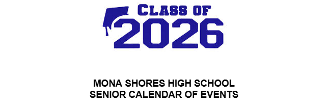 Class of 2026 Senior Calendar