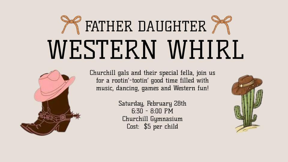 Father Daughter Western Whirl
