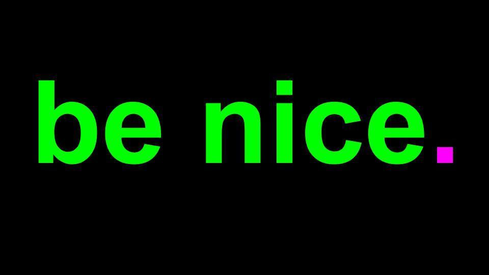 be nice day Tuesday September 16th
