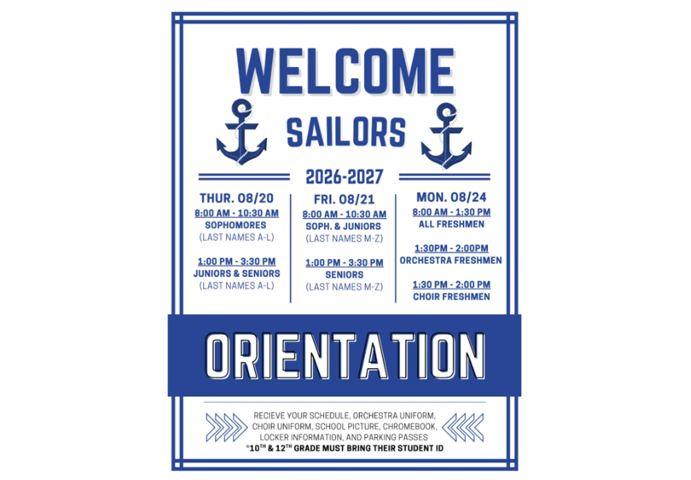 Orientation Dates 2026