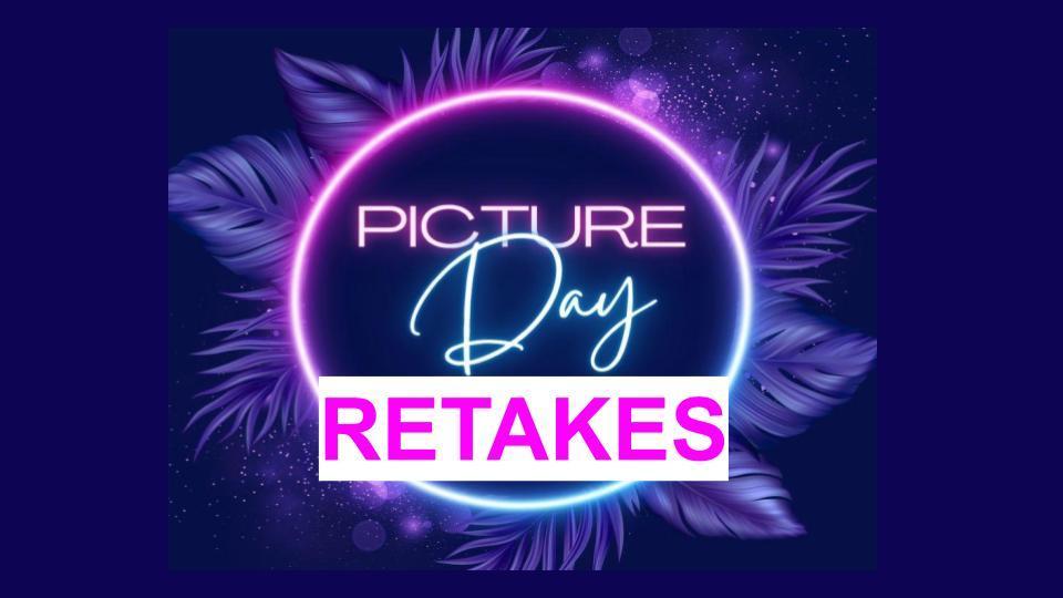 Picture Day Retakes Tues September 23