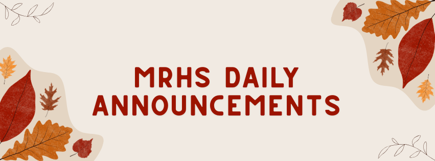 daily announcements