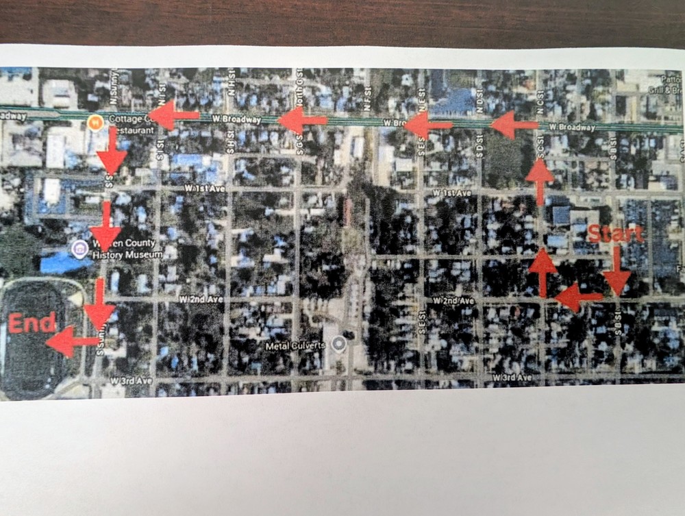 Homecoming 2025 - Parade Route