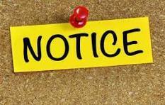 Notice