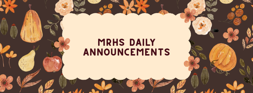 daily announcements