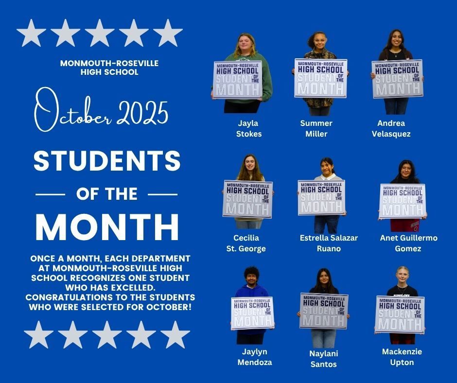 Congrats to our October Students of the Month