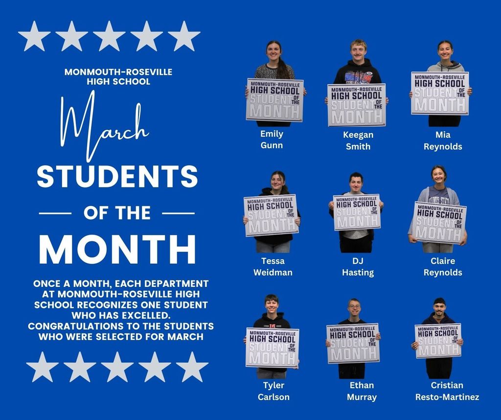March Students of the Month