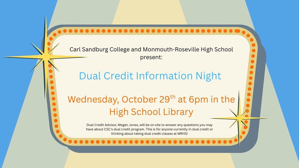 Dual Credit Information Night Flyer